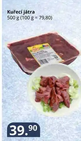 Kuřecí játra 500 g