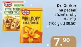 Potraviny CZ Dr. oetker na pečení různé druhy 8-15 g nabídka