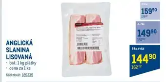 Makro ANGLICKÁ SLANINA LISOVANÁ nabídka