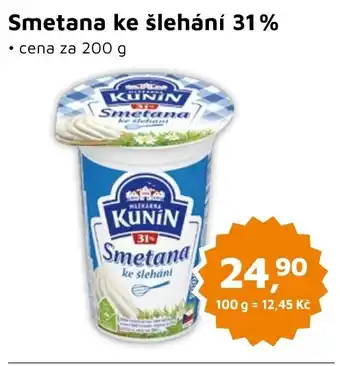 Můjobchod Smetana ke šlehání 31% nabídka