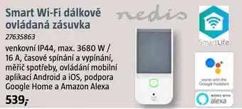 Smart Wi-Fi dálkově ovládaná zásuvka