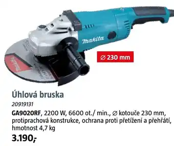 Bauhaus Úhlová bruska nabídka