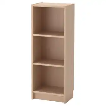 IKEA Billy knihovna, bíle mořená dubová dýha, 40x28x106 cm nabídka