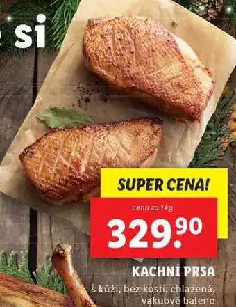 Lidl Kachní prsa, cena za 1 kg nabídka
