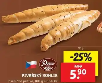 Lidl Pivařský rohlík, 90 g nabídka