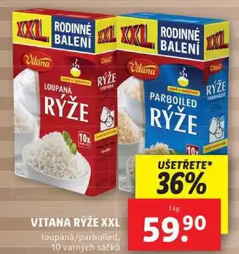 Lidl Vitana rýže xxl, 1 kg nabídka