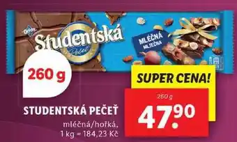 Lidl Studentská pečeť, 260 g nabídka