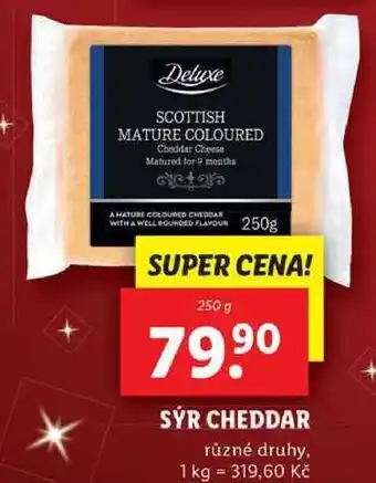 Lidl Sýr cheddar, 250 g nabídka