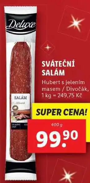 Lidl Sváteční salám, 400 g nabídka