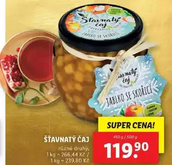 Lidl Šťavnatý čaj, 450 g/500 g nabídka
