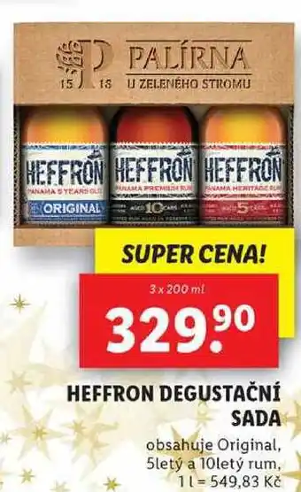 Lidl Heffron degustační sada, 3x 200 ml nabídka