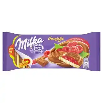 Lidl Milka chocojaffa piškoty s ovocnou náplní, vybrané druhy 147g nabídka