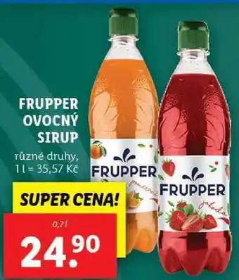 Lidl Frupper ovocný sirup, 0,7 l nabídka