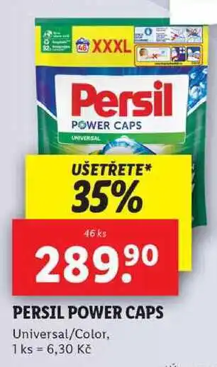 Lidl Persil power caps, 46 ks nabídka