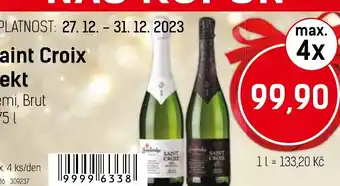 Saint Croix Sekt Demi, Brut 0.75L