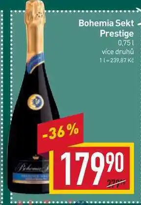 Billa Bohemia sekt prestige 0,75l nabídka