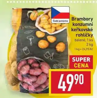 Billa Brambory konzumní keřkovské rohlíčky balené, 1 ks 2 kg nabídka