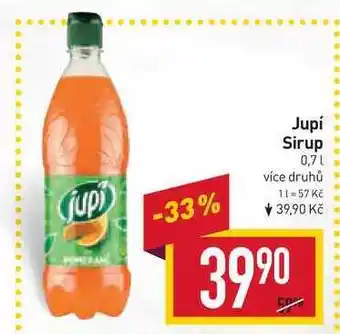 Billa Jupí sirup 0,7l nabídka