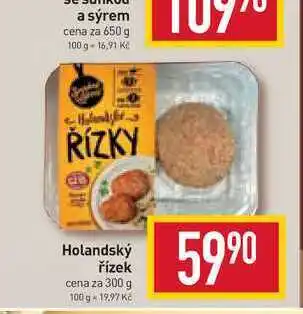 Billa Holandský řízek cena za 300 g nabídka