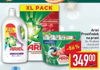Billa Ariel prostředek na praní 36-70 dávek nabídka