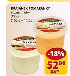 Flop Krajánek pomazánky různé druhy 300 g nabídka