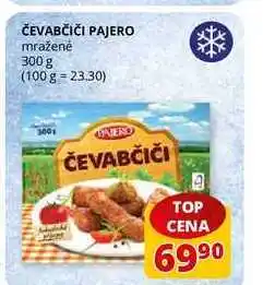 Flop Čevabčiči pajero mražené 300 g nabídka