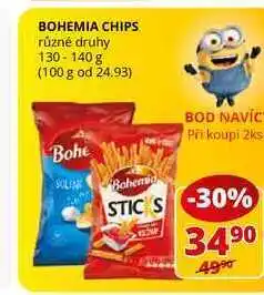 Flop Bohemia chips 130-140g nabídka