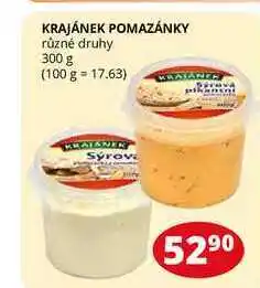 Flop Krajánek pomazánky různé druhy 300 g nabídka