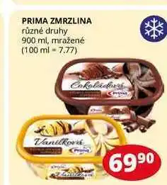 Flop Prima zmrzlina různé druhy 900 ml nabídka