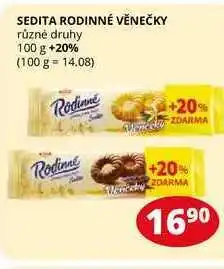 Flop Sedita rodinné věnečky různé druhy 100 g nabídka