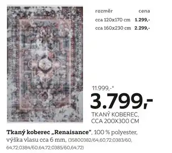 XXXLutz Tkaný koberec ,,Renaisance nabídka