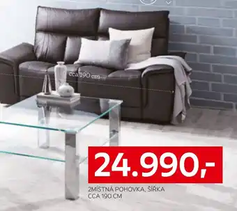 XXXLutz 2MÍSTNÁ POHOVKA, ŠÍŘKA CCA 190 CM nabídka