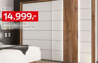 XXXLutz SKŘÍŇ S POSUVNÝMI DVEŘMI, ŠÍŘKA CCA 270 CM nabídka