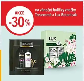 Globus Na vánoční balíčky značky Tresemmé a Lux Botanicals nabídka