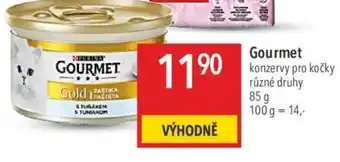 Globus Gourmet konzervy pro kočky nabídka