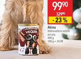 Globus Akinu štědrovečerní večeře pro psy nabídka
