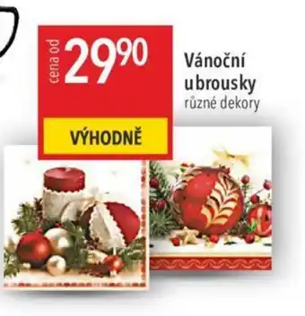 Globus Vánoční ubrousky nabídka