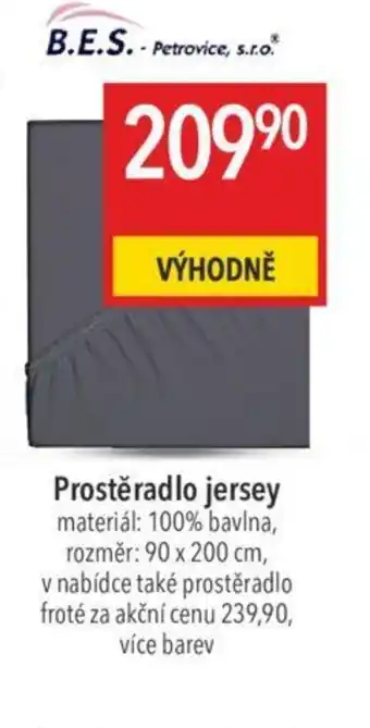 Globus Prostěradlo jersey nabídka