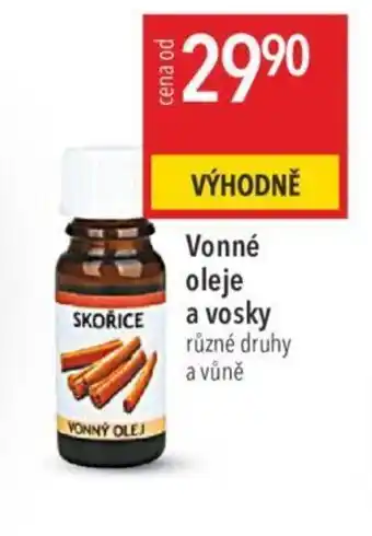 Vonné oleje a vosky