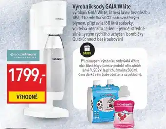 Globus Výrobník sody GAIA White nabídka