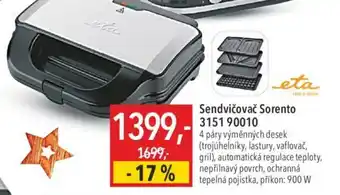 Sendvičovač Sorento 3151 90010