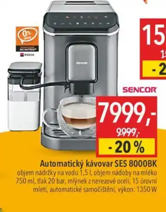 Globus Automatický kávovar SES 8000BK nabídka