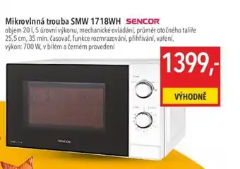 Globus Mikrovlnná trouba SMW 1718WH nabídka