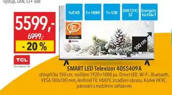 Globus SMART LED Televizor 40S5409A nabídka