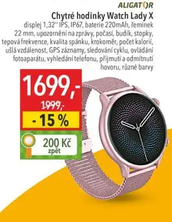 Globus Chytré hodinky Watch Lady X nabídka