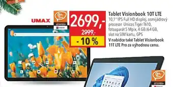 Globus Tablet Visionbook 10T LTE nabídka