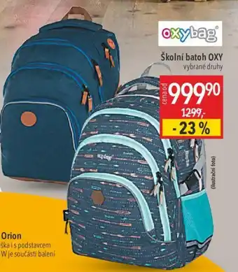 Globus Školní batoh OXY nabídka