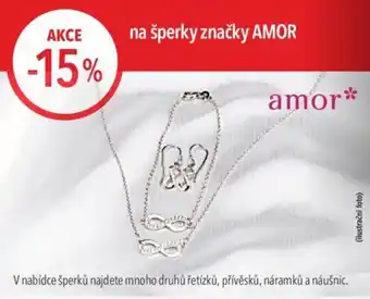 Na šperky značky AMOR