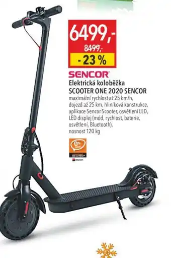 Globus Elektrická koloběžka SCOOTER ONE 2020 SENCOR nabídka