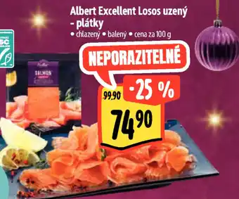 Albert Albert Excellent Losos uzený - plátky nabídka